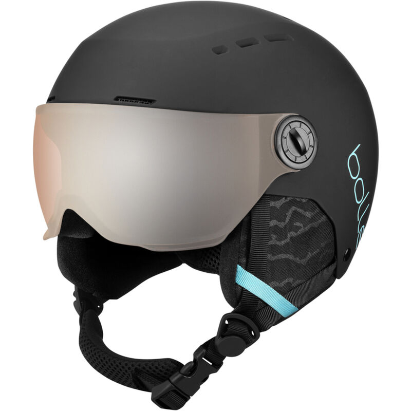 QUIZ VISOR, Black Blue Matte-Orange Gun, hi-res image number null